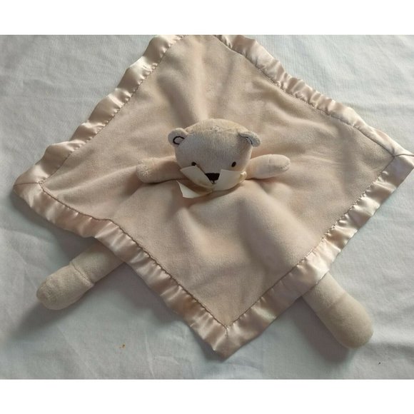 Petit Tresor of Beverly Hills Cream Coloured Bunny Security Blanket/Lovey - Picture 1 of 7
